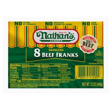 Nathan's Famous Skinless Beef Franks