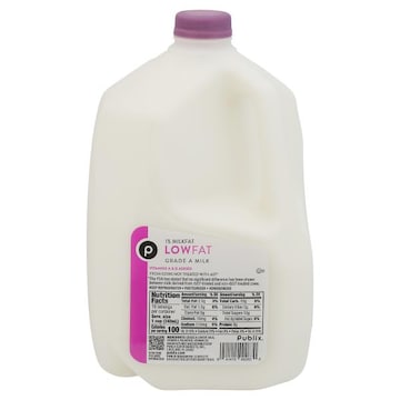Publix Milk, Low Fat, 1% Milkfat