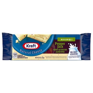 Kraft Pepper Jack Cheese, Medium