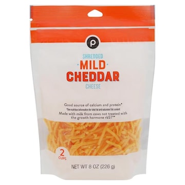 Publix Mild Cheddar, Shredded Cheese