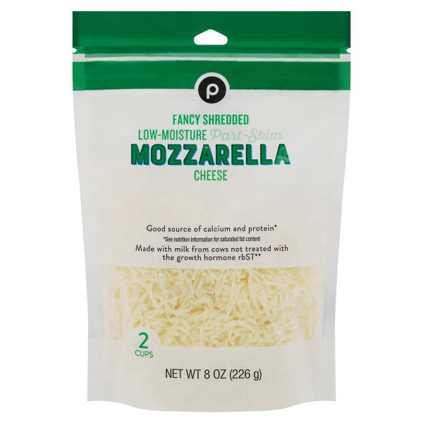 Publix Fancy Part Skim Mozzarella, Shredded Cheese | Publix Super Markets