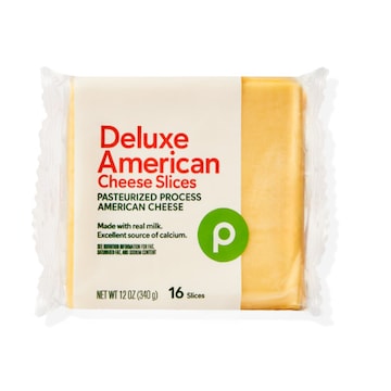 Publix Deluxe Sliced American Cheese, Cheese Slices