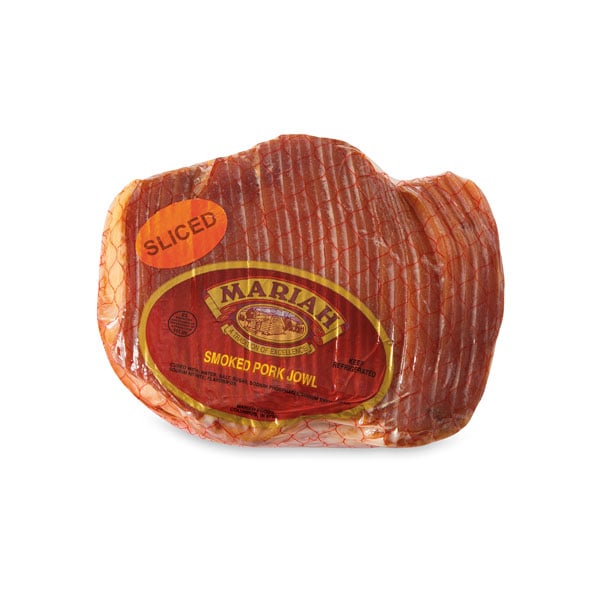 Mariah Pork Jowl Bacon Sliced, Smoked Publix Super Markets