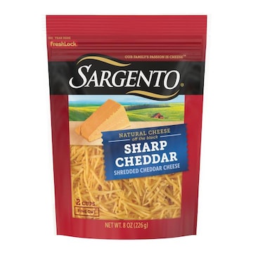 Sargento Sargento® Shredded Sharp Natural Cheddar Cheese, Fine Cut, 8 oz.