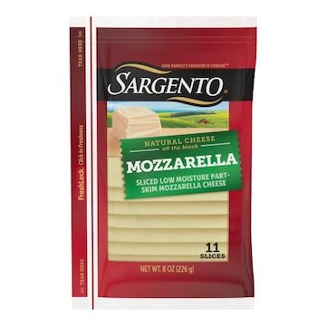 Sargento Sargento® Sliced Mozzarella Natural Cheese, 11 Slices