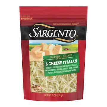 Sargento Sargento® Shredded 6 Cheese Italian Natural Cheese, 8 oz.