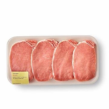 GreenWise Lean Pork Loin Boneless Chops, Raised Without Antibiotics
