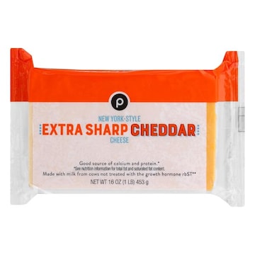 Publix Extra Sharp Cheddar New York Cheese, Chunk