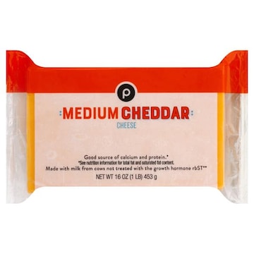 Publix Medium Cheddar, Chunk Cheese