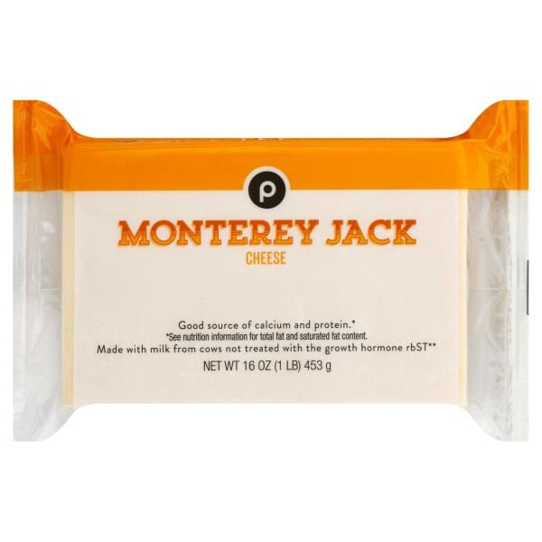 Publix Monterey Jack, Chunk Cheese Publix Super Markets