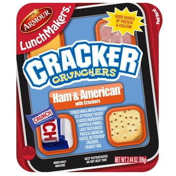LunchMakers Lunchmakers Ham Portable Meal Kit With Crunch Bar
