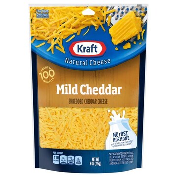 Kraft Shredded Cheese, Mild Cheddar