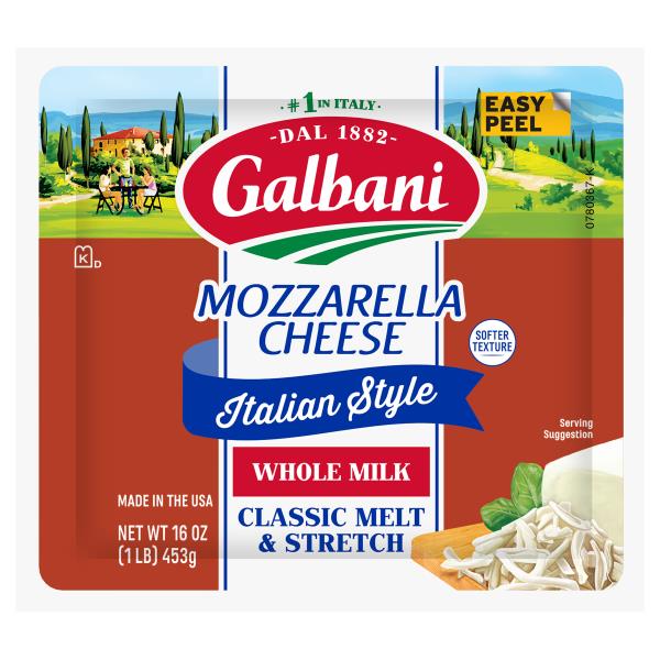 Galbani Cheese, Mozzarella, Whole Milk, Italian Style Publix Super
