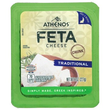 Athenos Traditional Feta Cheese Chunk
