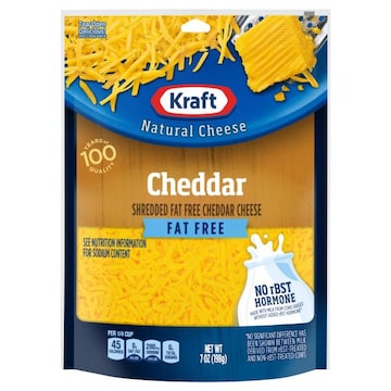 Kraft Fat Free Cheddar Shredded Cheese