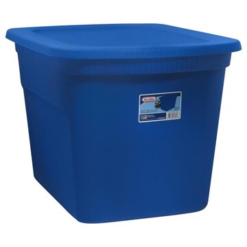 Sterilite Tote, Cement, 18 Gallon