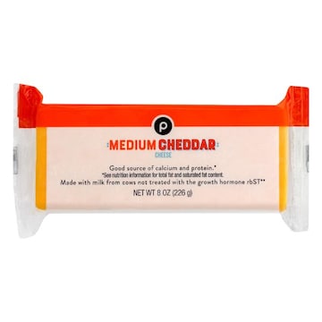 Publix Medium Cheddar, Chunk Cheese