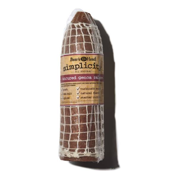 Boar's Head Simplicity Uncured Genoa Salami Publix Super Markets