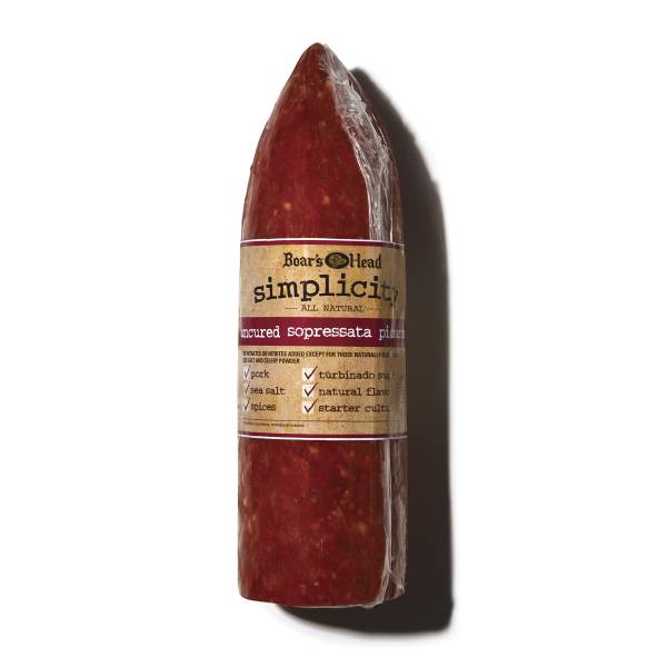 Boar's Head Simplicity Uncured Sopressata, Picante Publix Super Markets