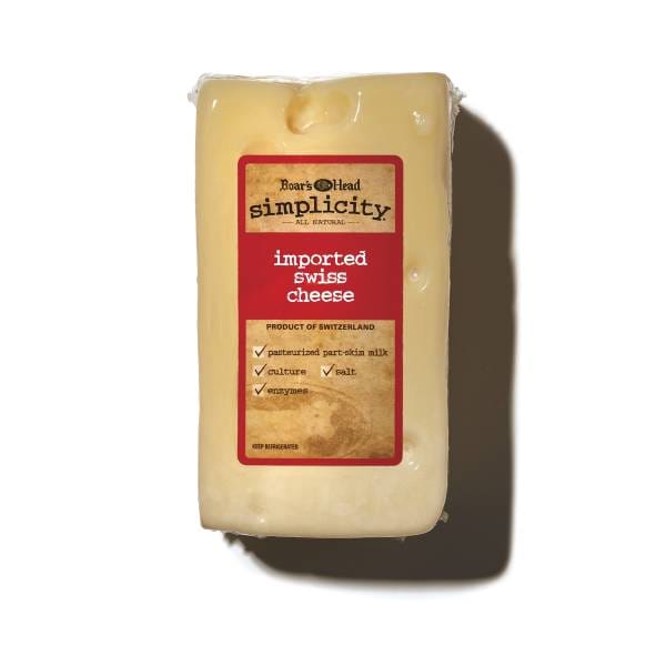 Boar's Head Simplicity Imported Swiss Cheese Publix Super Markets