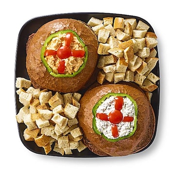Publix Deli Bread Bowl Platter Medium