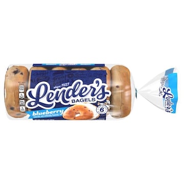 Lender's Bagels, Pre-Sliced, Blueberry