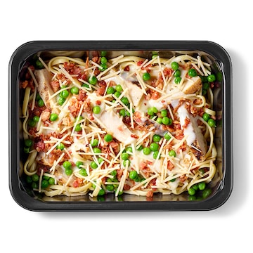 Publix Carbonara Linguine Pasta with Chicken and Bacon Meal