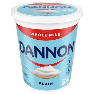 Dannon Whole Milk Plain Yogurt
