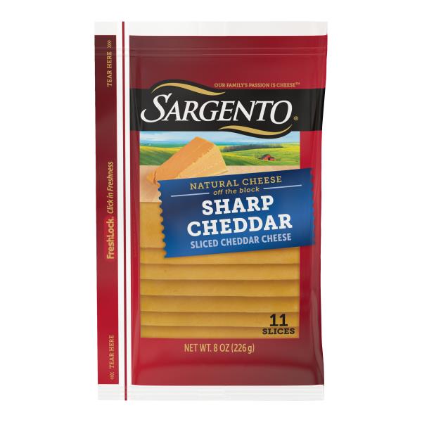 Sargento Cheese, Sharp Cheddar, Sliced Publix Super Markets