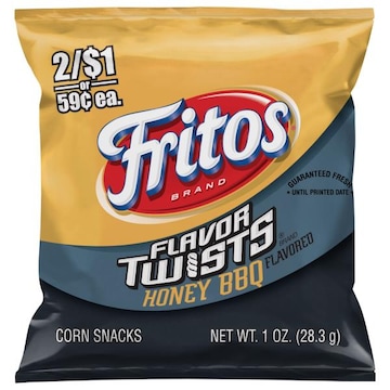 Fritos Flavor Twists Honey BBQ Flavored Corn Snacks