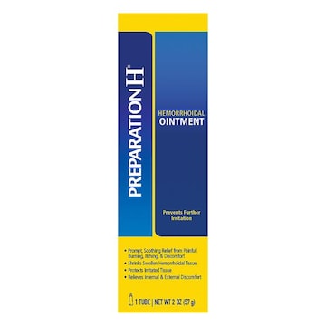 Preparation H Hemorrhoid Symptom Treatment Ointment, Itching, Burning & Discomfort Relief, Tube (2.0 Ounce)