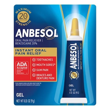 Anbesol Maximum Strength Gel, Instant Oral Pain Relief