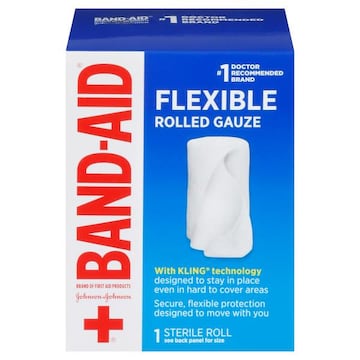 Band-Aid Rolled Gauze, Flexible