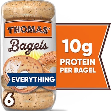 Thomas' Everything Bagels, 6 count, 20 oz