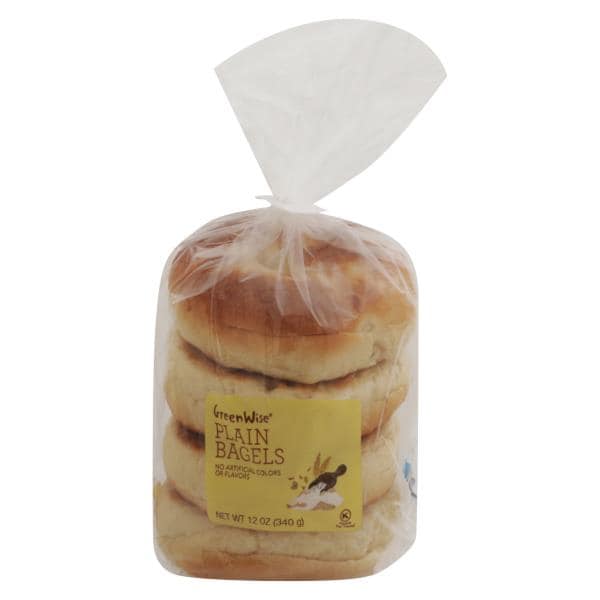 GreenWise Plain Bagels 4Count Publix Super Markets