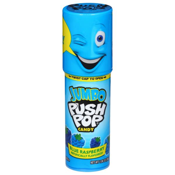 Push Pop Ages 4+ Blue Raspberry Jumbo Candy | Publix Super Markets