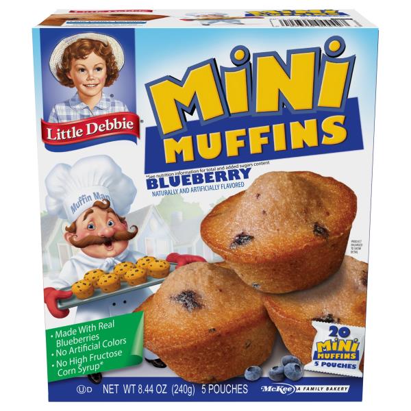 Little Debbie Muffins, Blueberry, Mini | Publix Super Markets