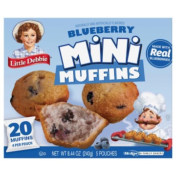 Little Debbie Blueberry Mini Muffins