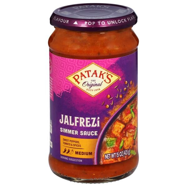 Patak's Simmer Sauce, Jalfrezi Curry, Medium Publix Super Markets