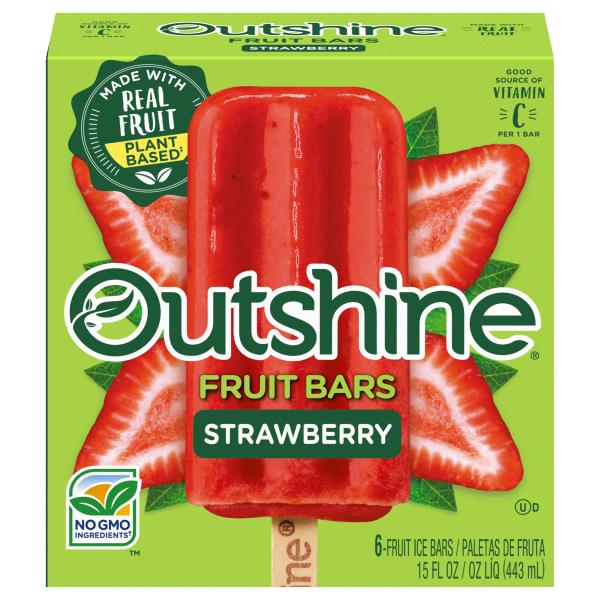 Outshine Fruit Ice Bars, Strawberry Publix Super Markets