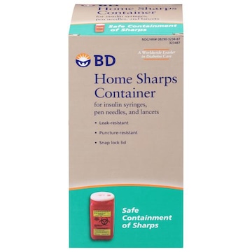 BD Home Sharps Container