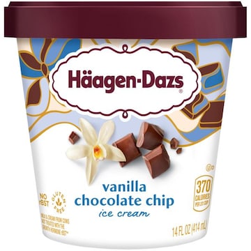 Haagen-Dazs Vanilla Chocolate Chip Ice Cream