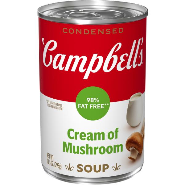 Campbell's® Condensed 98% Fat Free Cream of Mushroom Soup | Publix