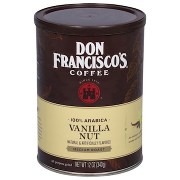 Don Francisco's Coffee, 100% Arabica, Medium Roast, Vanilla Nut