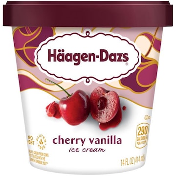 Haagen-Dazs Cherry Vanilla Ice Cream