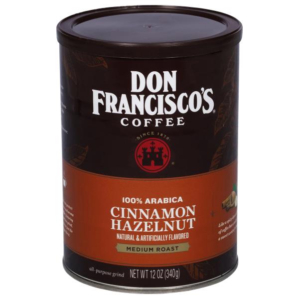 Don Francisco S Coffee Arabica Medium Roast Cinnamon Hazelnut