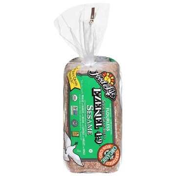 Food for Life Ezekiel 4:9 Flourless Sprouted Grain Sesame Bread