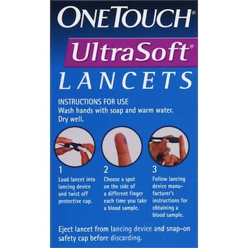 Onetouch Ultrasoft Lancets 100ct