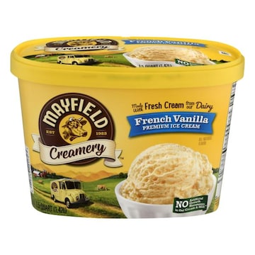 Mayfield Creamery Ice Cream, Premium, French Vanilla
