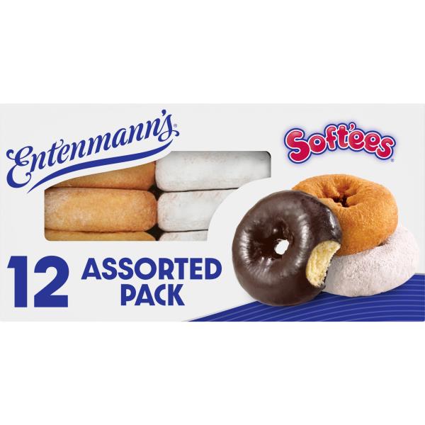 Entenmann's Soft'ees Plain, Powdered, Frosted Donuts Publix Super Markets